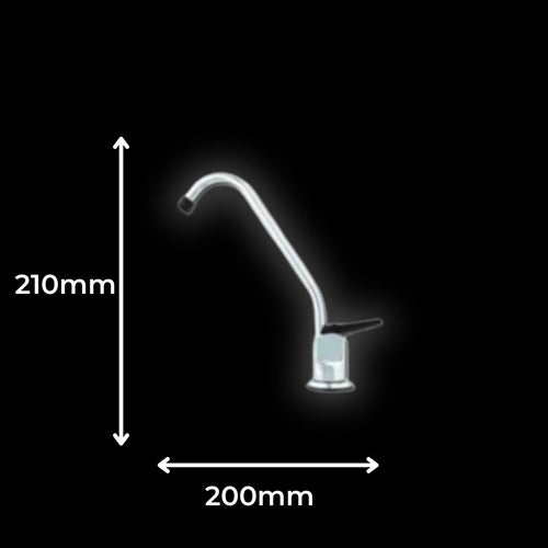 Black Lever Style Tap Dimensions