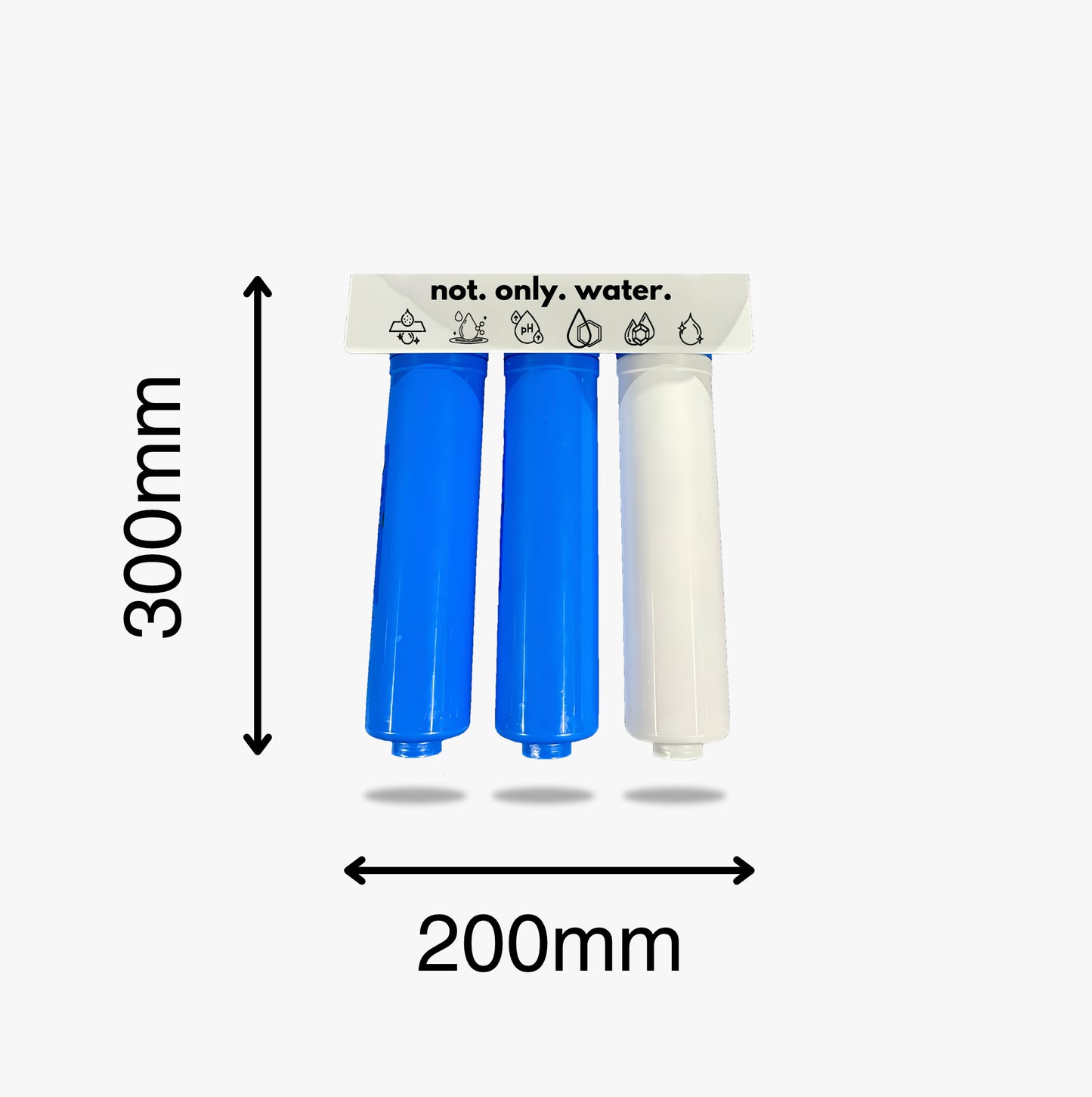 3 Stage Water Filtration System (PP + GAC + CTO)